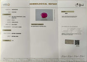 5.78/CT Natural Ruby Stone with Govt. Lab Certificate-16839S209420